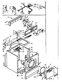 Machine Sub-Assembly parts for Kenmore Dryer 110.6517500 (1106517500, 110 6517500) from AppliancePartsPros.com