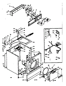 Machine Sub-Assembly parts for Kenmore Dryer 110.6517501 (1106517501, 110 6517501) from AppliancePartsPros.com