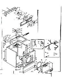 Machine Sub-Assembly parts for Kenmore Dryer 110.6517502 (1106517502, 110 6517502) from AppliancePartsPros.com