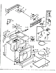 Machine Sub-Assembly parts for Kenmore Dryer 110.6517700 (1106517700, 110 6517700) from AppliancePartsPros.com