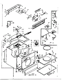 Machine Sub-Assembly parts for Kenmore Dryer 110.6517710 (1106517710, 110 6517710) from AppliancePartsPros.com
