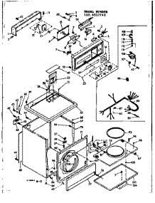 Machine Sub-Assembly parts for Kenmore Dryer 110.6517742 (1106517742, 110 6517742) from AppliancePartsPros.com