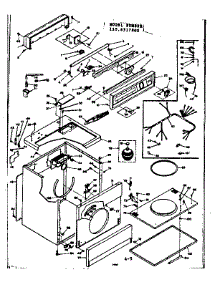 Machine Sub-Assembly parts for Kenmore Dryer 110.6517800 (1106517800, 110 6517800) from AppliancePartsPros.com