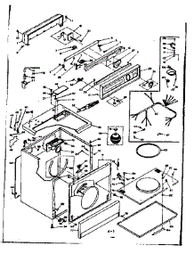 Machine Sub-Assembly parts for Kenmore Dryer 110.6517801 (1106517801, 110 6517801) from AppliancePartsPros.com