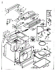Machine Sub-Assembly parts for Kenmore Dryer 110.6517802 (1106517802, 110 6517802) from AppliancePartsPros.com