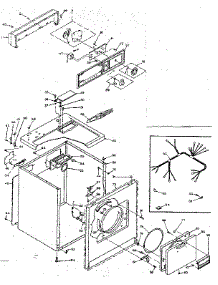 Machine Sub-Assembly parts for Kenmore Dryer 110.6518502 (1106518502, 110 6518502) from AppliancePartsPros.com