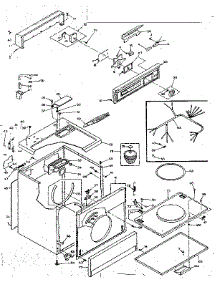 Machine Sub-Assembly parts for Kenmore Dryer 110.6518710 (1106518710, 110 6518710) from AppliancePartsPros.com