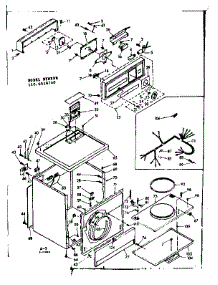 Machine Sub-Assembly parts for Kenmore Dryer 110.6518740 (1106518740, 110 6518740) from AppliancePartsPros.com