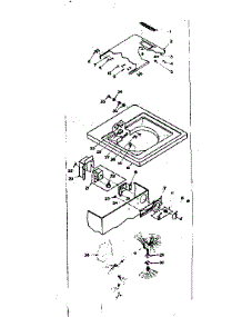 Top And Control Assembly parts for Kenmore Washer 110.6603300 (1106603300, 110 6603300) from AppliancePartsPros.com