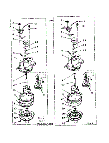 Pump Assembly parts for Kenmore Washer 110.6604500 (1106604500, 110 6604500) from AppliancePartsPros.com