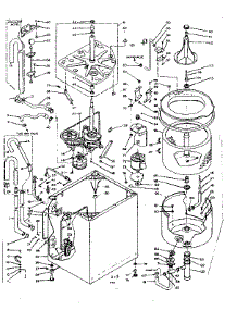Machine Sub-Assembly parts for Kenmore Washer 110.6604500 (1106604500, 110 6604500) from AppliancePartsPros.com