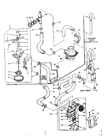 Water System parts for Kenmore Washer 110.6604704 (1106604704, 110 6604704) from AppliancePartsPros.com