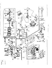Water System parts for Kenmore Washer 110.6604952 (1106604952, 110 6604952) from AppliancePartsPros.com