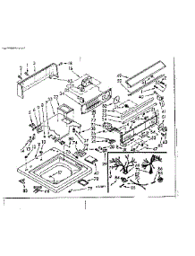 Top And Console Assembly parts for Kenmore Washer 110.6604970 (1106604970, 110 6604970) from AppliancePartsPros.com