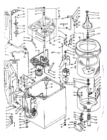 Machine Sub-Assembly parts for Kenmore Washer 110.6605400 (1106605400, 110 6605400) from AppliancePartsPros.com