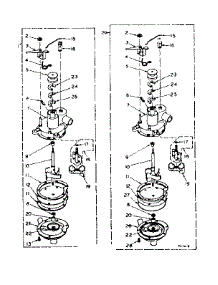 Pump Assembly parts for Kenmore Washer 110.6605400 (1106605400, 110 6605400) from AppliancePartsPros.com