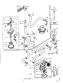 Water System parts for Kenmore Washer 110.6605753 (1106605753, 110 6605753) from AppliancePartsPros.com