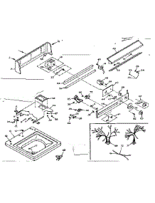 Top And Console Assembly parts for Kenmore Washer 110.6605850 (1106605850, 110 6605850) from AppliancePartsPros.com