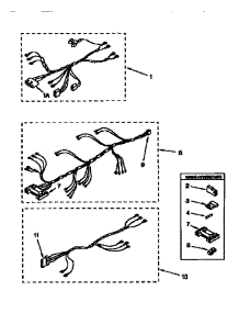 Wiring Harness parts for Kenmore Dryer 110.66058690 (11066058690, 110 66058690) from AppliancePartsPros.com