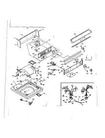 Top And Console Assembly parts for Kenmore Washer 110.6605903 (1106605903, 110 6605903) from AppliancePartsPros.com