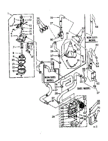Water System parts for Kenmore Washer 110.6605921 (1106605921, 110 6605921) from AppliancePartsPros.com