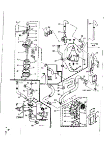 Water System parts for Kenmore Washer 110.6605953 (1106605953, 110 6605953) from AppliancePartsPros.com