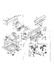 Top And Console Assembly parts for Kenmore Washer 110.6605962 (1106605962, 110 6605962) from AppliancePartsPros.com
