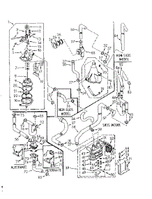 Water System parts for Kenmore Washer 110.6605970 (1106605970, 110 6605970) from AppliancePartsPros.com
