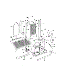 System parts for Kenmore Refrigerator 253.58672893 (25358672893, 253 58672893) from AppliancePartsPros.com