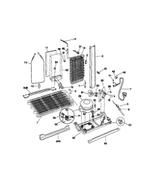 System parts for Kenmore Refrigerator 253.58672894 (25358672894, 253 58672894) from AppliancePartsPros.com