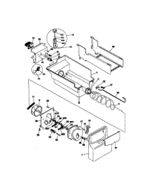 Ice Container parts for Kenmore Refrigerator 253.58672894 (25358672894, 253 58672894) from AppliancePartsPros.com