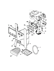 Dispenser parts for Kenmore Refrigerator 253.58672894 (25358672894, 253 58672894) from AppliancePartsPros.com