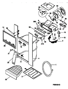 Dispenser parts for Kenmore Refrigerator 253.58677890 (25358677890, 253 58677890) from AppliancePartsPros.com