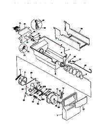 Ice Container parts for Kenmore Refrigerator 253.58677891 (25358677891, 253 58677891) from AppliancePartsPros.com