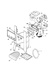 Dispenser parts for Kenmore Refrigerator 253.58677896 (25358677896, 253 58677896) from AppliancePartsPros.com