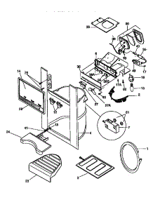 Dispenser parts for Kenmore Refrigerator 253.58682890 (25358682890, 253 58682890) from AppliancePartsPros.com