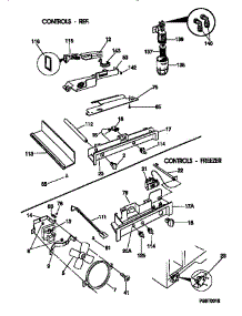 Controls parts for Kenmore Refrigerator 253.58682890 (25358682890, 253 58682890) from AppliancePartsPros.com