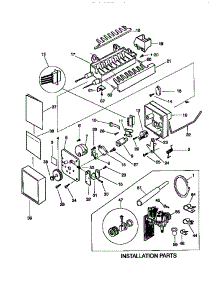 Ice Maker parts for Kenmore Refrigerator 253.58682891 (25358682891, 253 58682891) from AppliancePartsPros.com