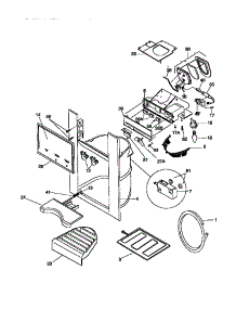 Ice And Water Dispenser parts for Kenmore Refrigerator 253.58682891 (25358682891, 253 58682891) from AppliancePartsPros.com