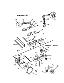 Controls parts for Kenmore Refrigerator 253.58682892 (25358682892, 253 58682892) from AppliancePartsPros.com