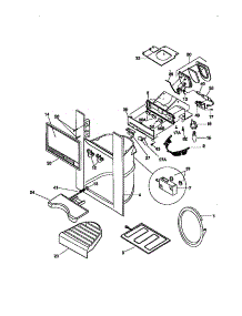 Dispenser parts for Kenmore Refrigerator 253.58682892 (25358682892, 253 58682892) from AppliancePartsPros.com