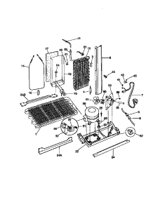 System parts for Kenmore Refrigerator 253.58682892 (25358682892, 253 58682892) from AppliancePartsPros.com