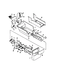 Ice Container parts for Kenmore Refrigerator 253.58682892 (25358682892, 253 58682892) from AppliancePartsPros.com
