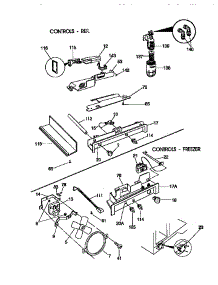 Controls parts for Kenmore Refrigerator 253.58682893 (25358682893, 253 58682893) from AppliancePartsPros.com