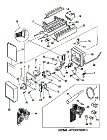Ice Maker parts for Kenmore Refrigerator 253.58682894 (25358682894, 253 58682894) from AppliancePartsPros.com