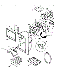Dispenser parts for Kenmore Refrigerator 253.58682894 (25358682894, 253 58682894) from AppliancePartsPros.com