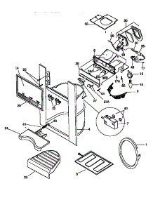 Dispenser parts for Kenmore Refrigerator 253.58685890 (25358685890, 253 58685890) from AppliancePartsPros.com