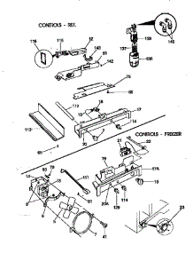 Controls parts for Kenmore Refrigerator 253.58685891 (25358685891, 253 58685891) from AppliancePartsPros.com