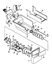 Ice And Water Dispenser parts for Kenmore Refrigerator 253.58685891 (25358685891, 253 58685891) from AppliancePartsPros.com