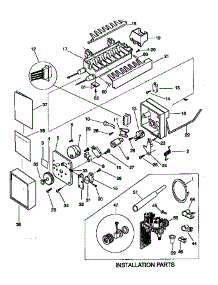 Ice Container parts for Kenmore Refrigerator 253.58685891 (25358685891, 253 58685891) from AppliancePartsPros.com